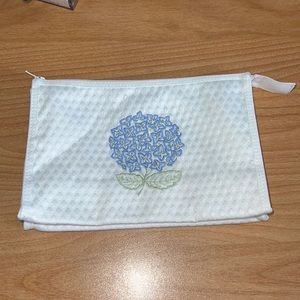 Noel White Cotton Makeup Bag
